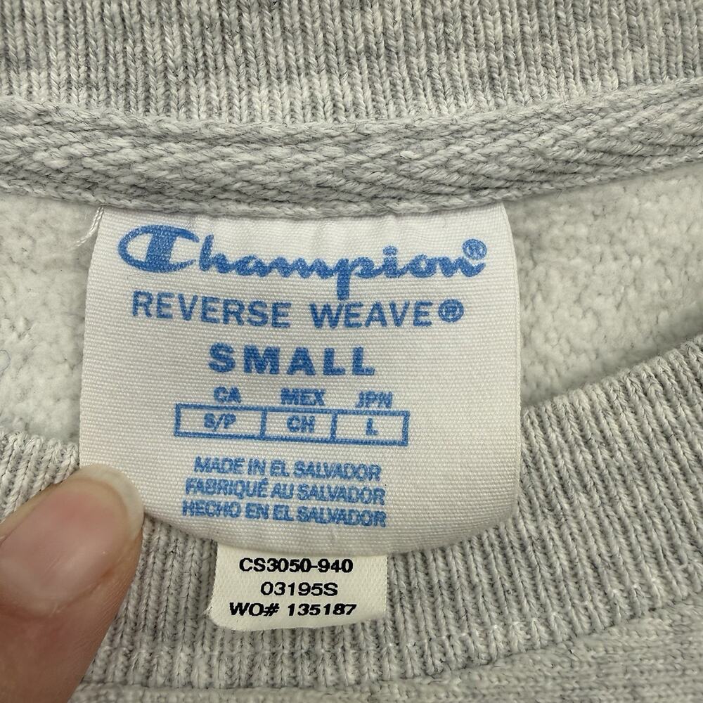 Champion Reverse Weave Baylor University Bears Crewneck Sweatshirt Adult Small - Picture 3 of 6